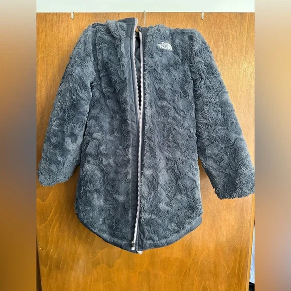 The North Face Kid’s Dark Gray Puffer Jacket